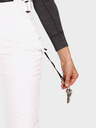 Kilpi Pantaloni de schi pentru femei KILPI ELARE White