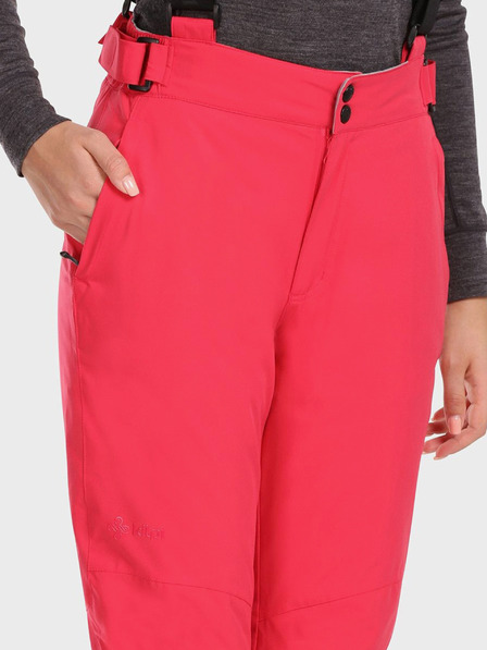Kilpi Pantaloni de schi pentru femei KILPI ELARE roz închis