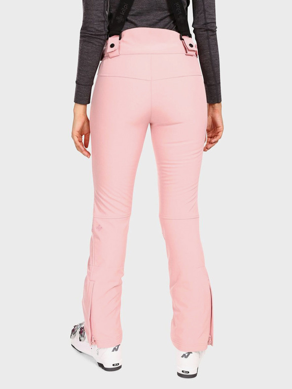 Kilpi Pantaloni de schi Softshell roz pentru femei Kilpi DIONE