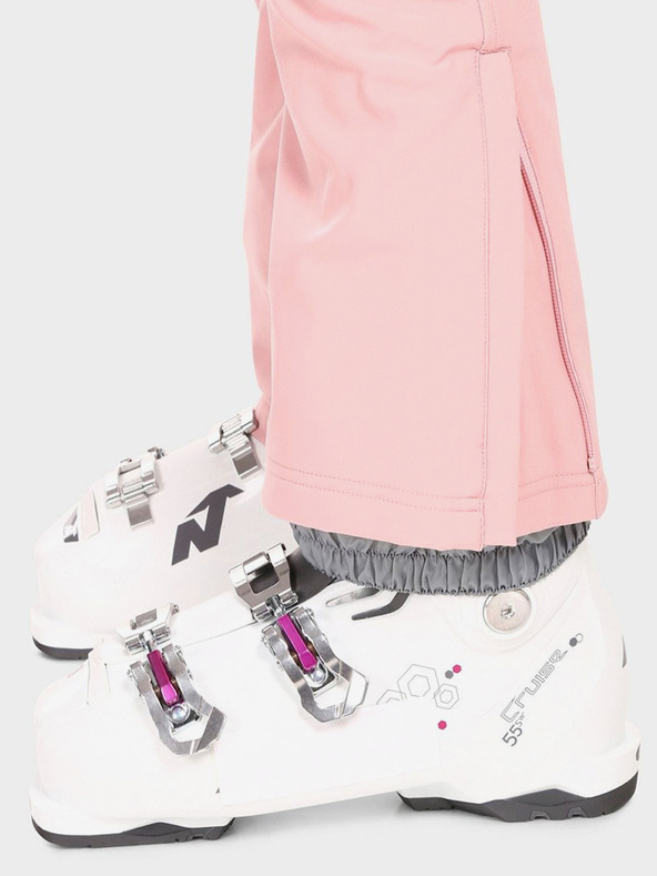 Kilpi Pantaloni de schi Softshell roz pentru femei Kilpi DIONE