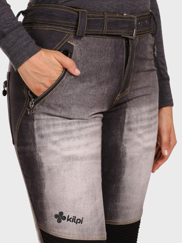 Kilpi Pantaloni de schi softshell gri pentru femei Kilpi JEANSO