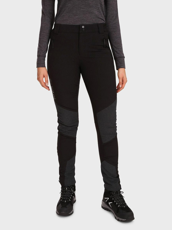Kilpi Pantaloni de exterior negri pentru femei KILPI NUUK