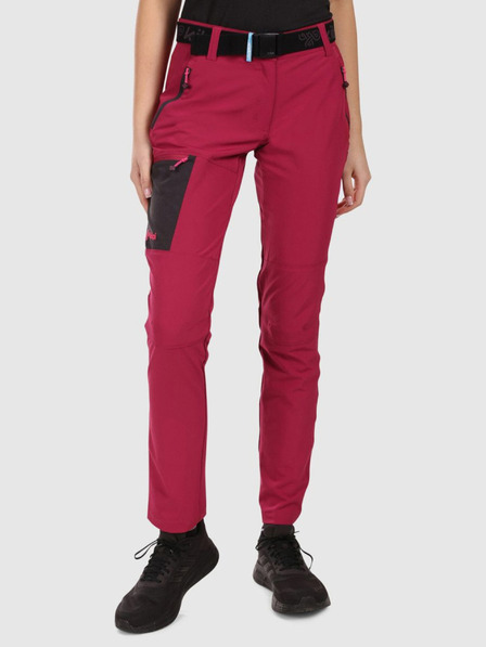 Kilpi Pantaloni de exterior pentru femei Kilpi BELVELA-W Roșu închis