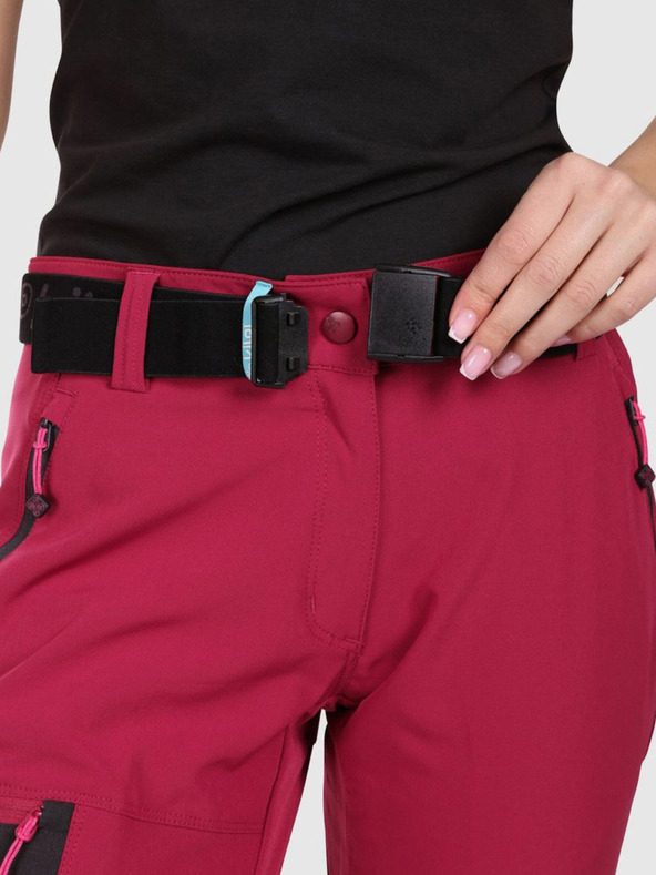 Kilpi Pantaloni de exterior pentru femei Kilpi BELVELA-W Roșu închis