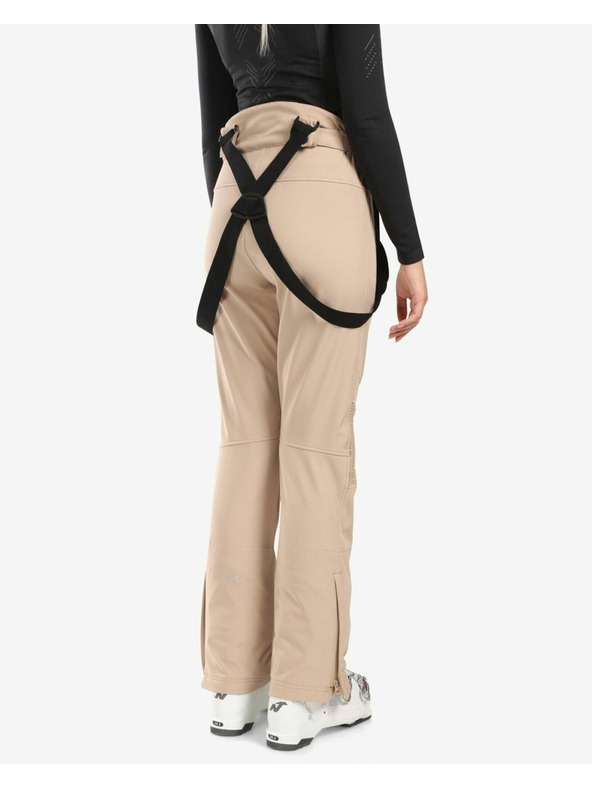 Kilpi Pantaloni de schi Softshell pentru femei Kilpi DIONE-W Bej