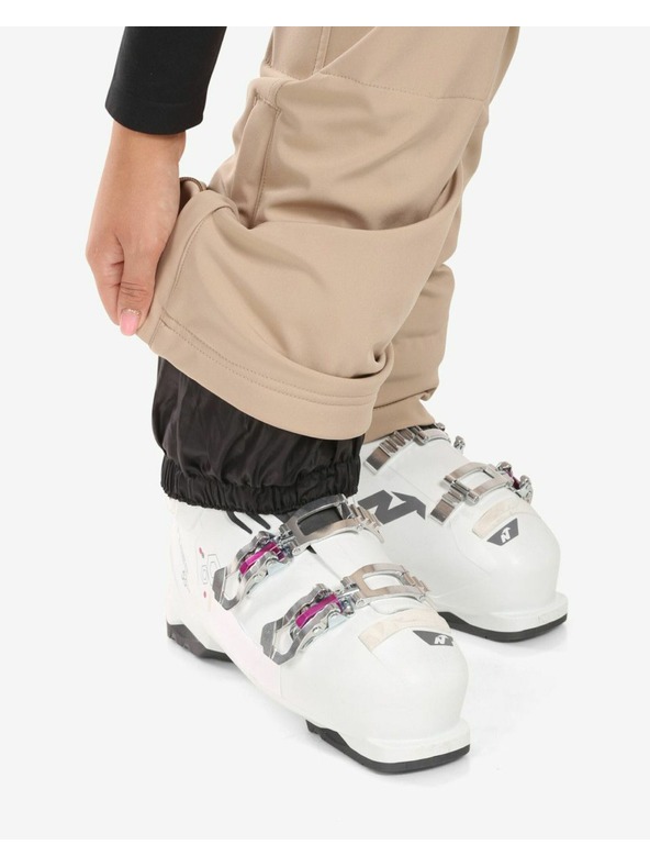 Kilpi Pantaloni de schi Softshell pentru femei Kilpi DIONE-W Bej