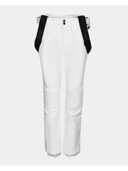 Kilpi Pantaloni de schi Softshell pentru femei Kilpi DIONE-W Alb