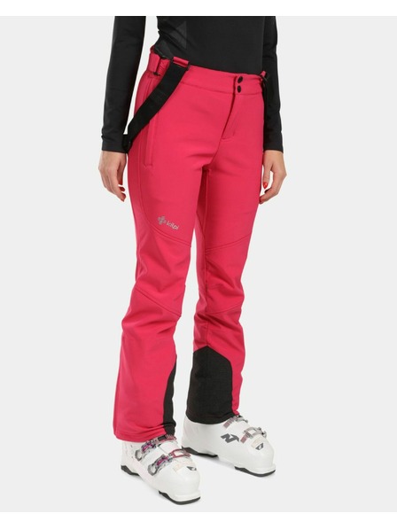 Kilpi Pantaloni de schi Softshell pentru femei Kilpi RHEA-W Roz