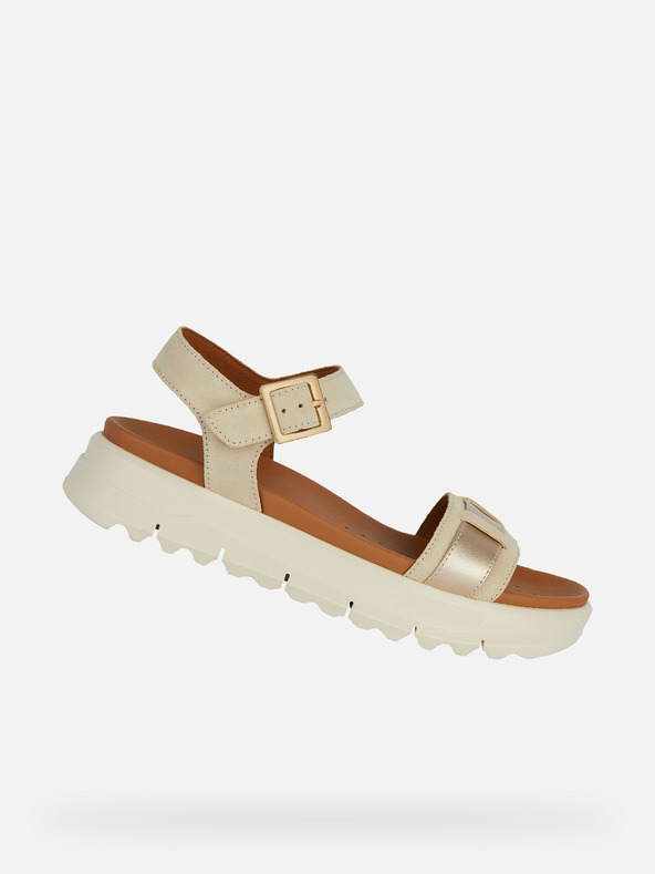 Geox Sandale bej pentru femei Geox Xand 2.1s