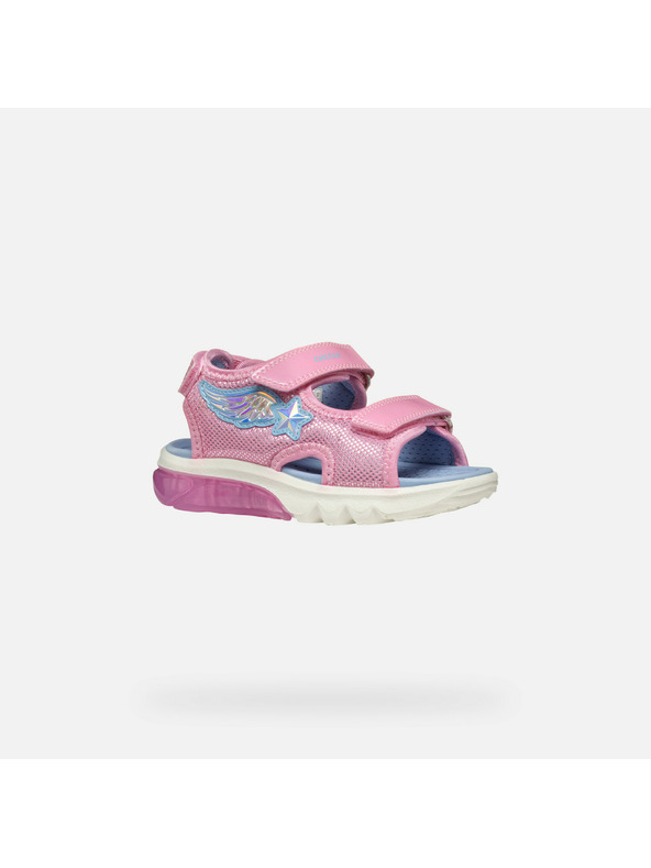 Geox Sandale roz pentru fete Geox Ciberdron