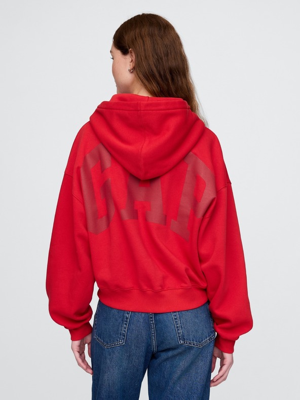GAP Hanorac cu glugă Logo Cropped Americana GAP