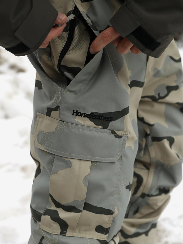 Horsefeathers Pantaloni Rowen Horsefeathers - gri închis