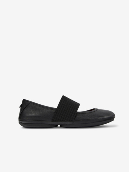 Camper Negru Balerini din piele pentru femei Camper Right