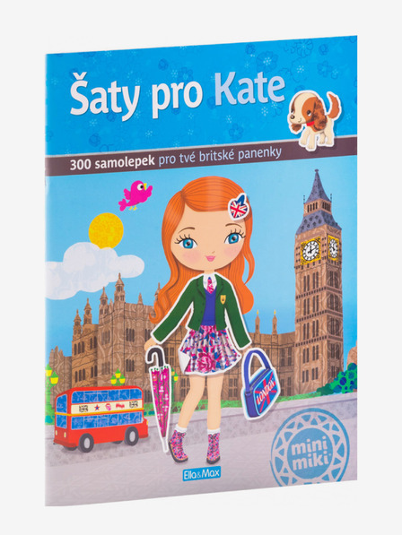 ELLA & MAX Rochie pentru KATE - carte de abțibilduri