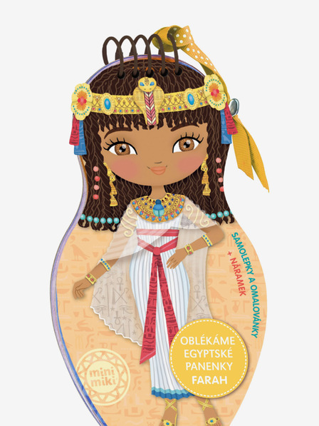 ELLA & MAX Îmbrăcarea păpușilor egiptene FARAH - Carte de colorat