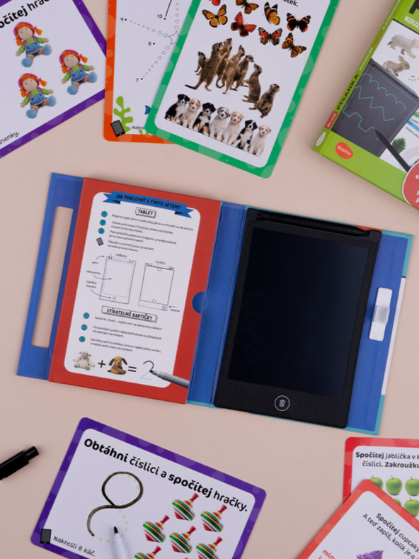 ELLA & MAX Tabletă magică și cărți de zgâriat - Prima numărătoare