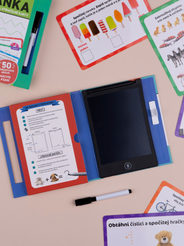 ELLA & MAX Tabletă magică și cărți de zgâriat - Prima numărătoare