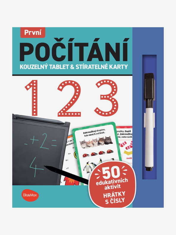 ELLA & MAX Tabletă magică și cărți de zgâriat - Prima numărătoare