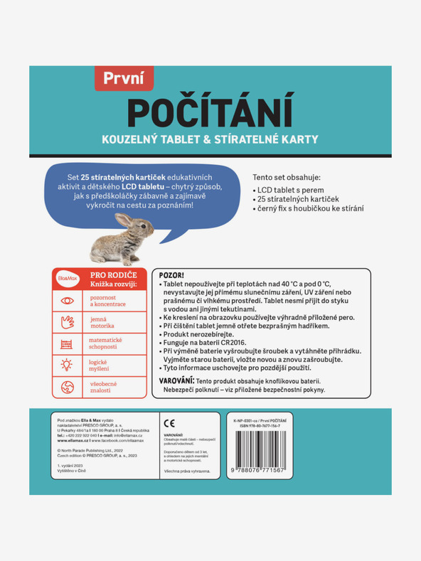 ELLA & MAX Tabletă magică și cărți de zgâriat - Prima numărătoare
