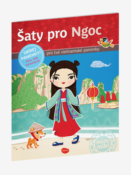 ELLA & MAX Rochii pentru NGOC - Carte cu abțibilduri