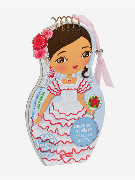 ELLA & MAX Îmbrăcămintea NEVESTĂȚII din întreaga lume - Caiet de colorat