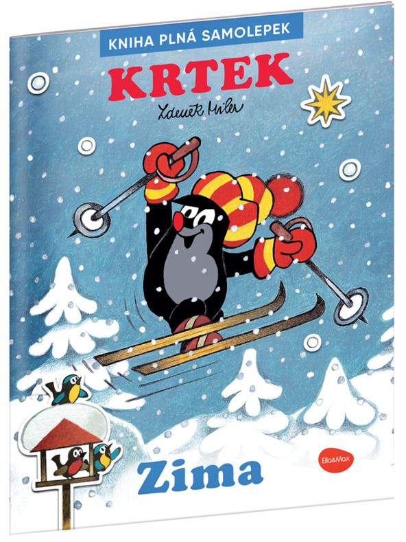 ELLA & MAX CÂRTIȚA și IARNA - Carte cu abțibilduri