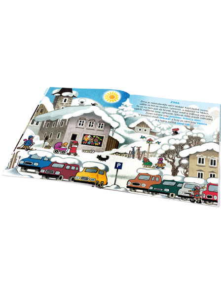 ELLA & MAX CÂRTIȚA și IARNA - Carte cu abțibilduri