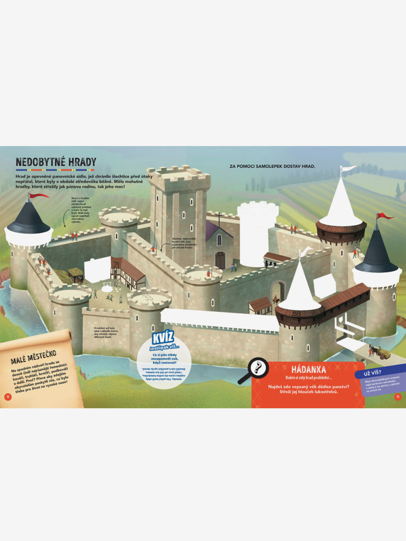 ELLA & MAX MISE MEDIEVAL - Căutare și salvare cu autocolante