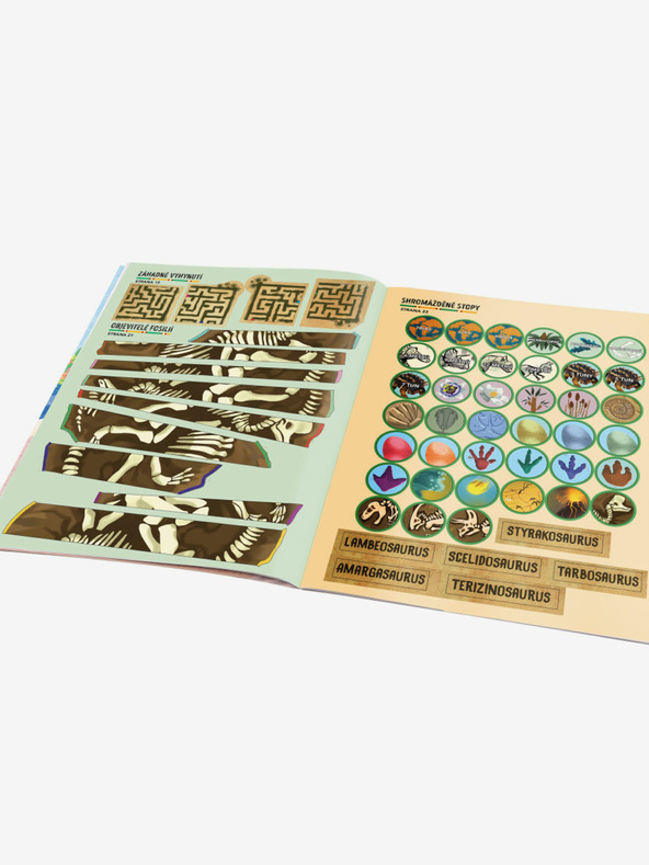 ELLA & MAX MISE DINOSAURI - Căutare și salvare cu abțibilduri