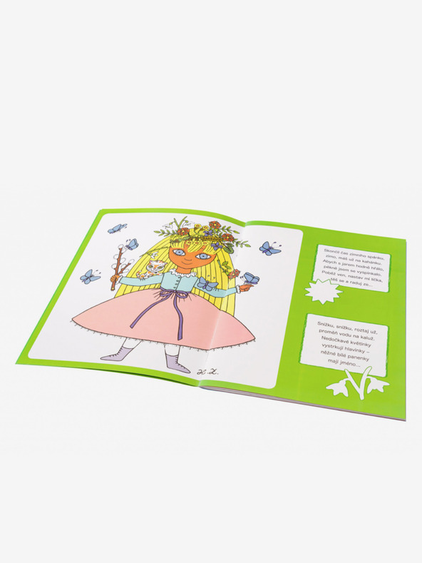 ELLA & MAX Primăvara, vara, toamna, iarna - O carte de abțibilduri și puzzle-uri