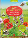 ELLA & MAX O LUME DE PĂSĂRI, MUȘUROASE și alte animale din grădinile noastre - Carte cu poster și autocolante