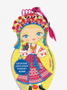 ELLA & MAX Îmbracă păpușile ucrainene ALINA - Pagină de colorat