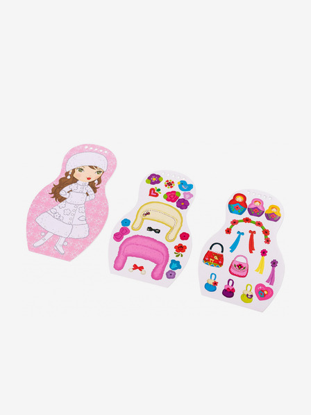 ELLA & MAX Dressing Russian Dolls LENA - carte de colorat