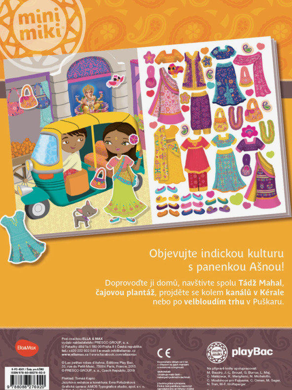 ELLA & MAX Rochie pentru ASHNA - Carte de abțibilduri