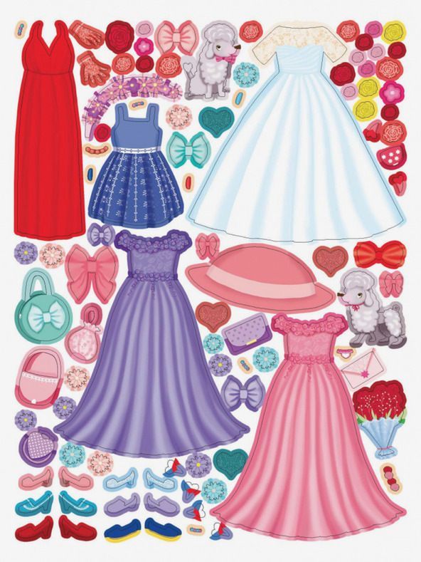 ELLA & MAX Rochii pentru VIKTORKA ─ Carte de autocolante