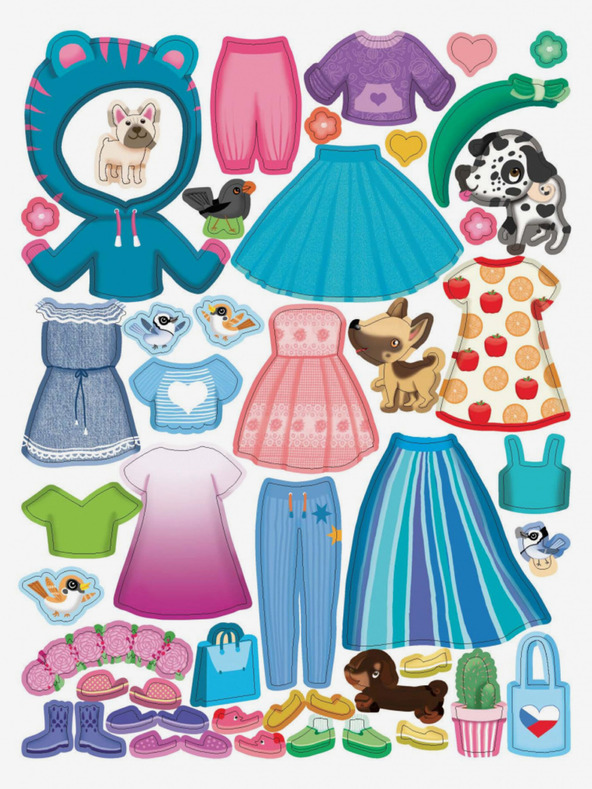 ELLA & MAX Rochii pentru VIKTORKA ─ Carte de autocolante