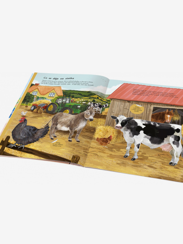 ELLA & MAX Cai, somnoroși și alte animale de fermă - Carte de abțibilduri