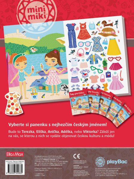 ELLA & MAX Rochii pentru TEREZKA ─ Carte de autocolante