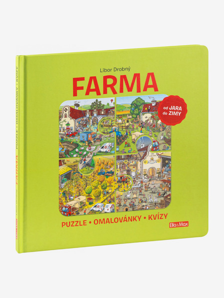 ELLA & MAX FARMA - Puzzle-uri, cărți de colorat, quiz-uri