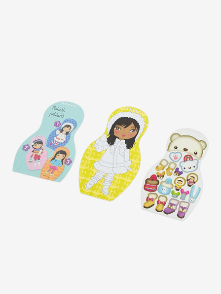 ELLA & MAX Dressing the Eskimo Doll Anouk - carte de colorat