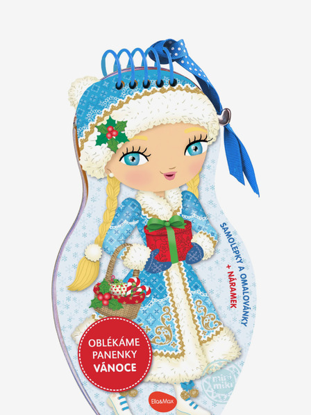 ELLA & MAX Îmbrăcăm păpușile CRĂCIUN - Carte de colorat