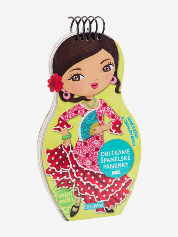 ELLA & MAX Dressing Spanish Ines Dolls - carte de colorat
