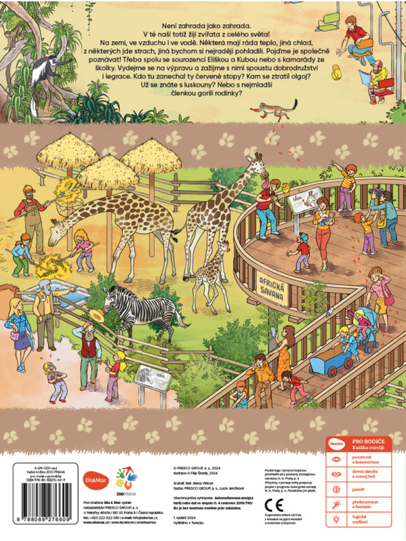 ELLA & MAX Cartea mare ZOO PRAHA pentru micii povestitori