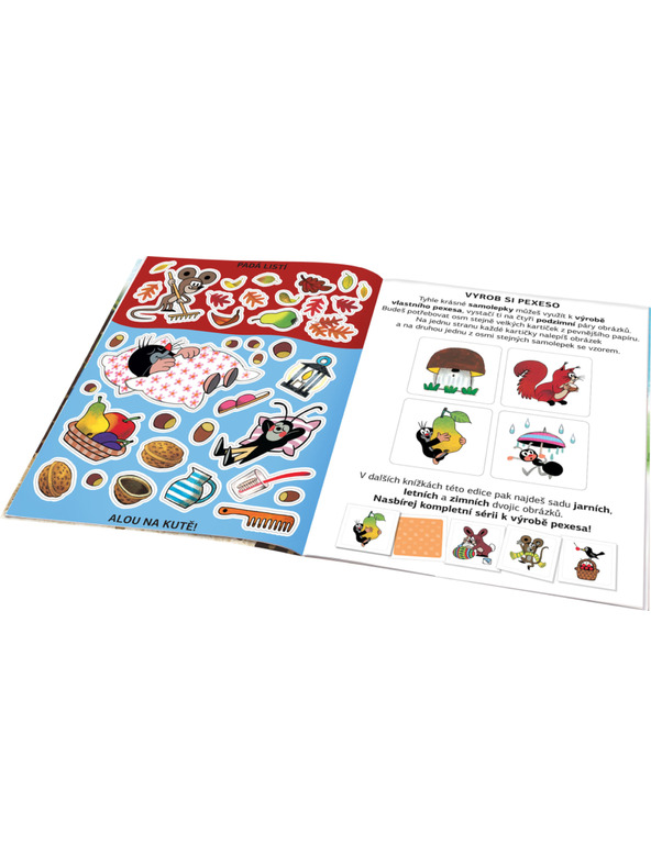 ELLA & MAX CÂRTIȚA și TOAMNA - Carte cu abțibilduri