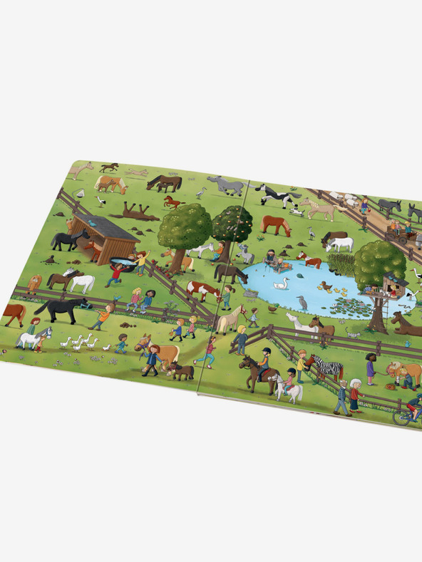 ELLA & MAX Cai și ponei Carte mare pentru micii povestitori - HORSES & PONIES