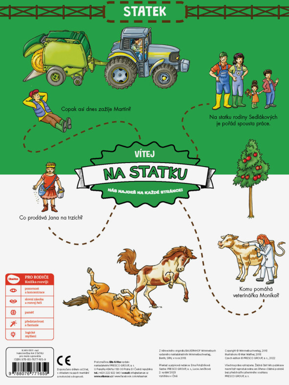 ELLA & MAX Carte mare la fermă pentru micii povestitori