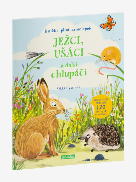 ELLA & MAX Arici, urechi și alte creaturi blănoase - Carte de abțibilduri