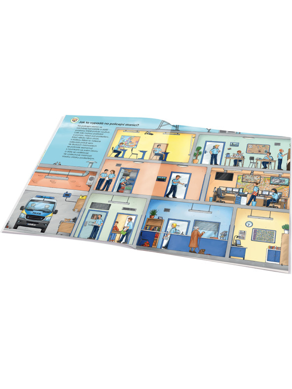 ELLA & MAX Prima mea carte de abțibilduri - POLIȚIA