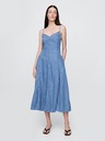 GAP Rochie maxi din denim cu buzunare GAP