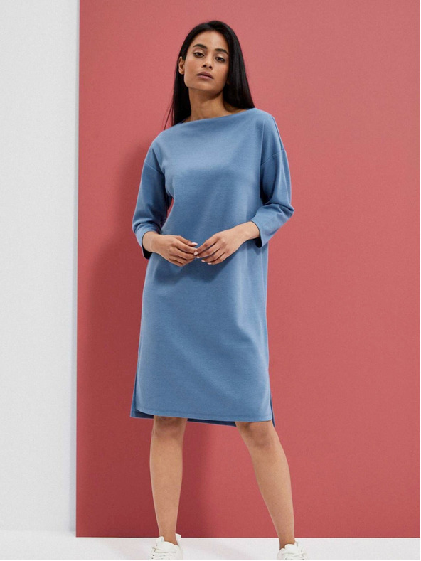 Moodo Rochie albastră pentru femei Moodo